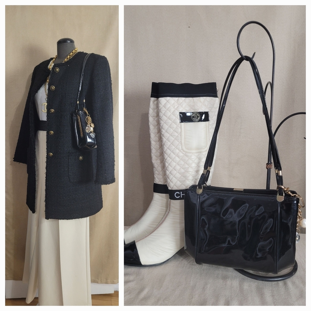 Chanel Style Boots/ 39